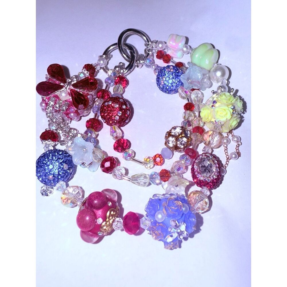 Handmade bling phone charm